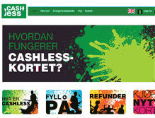 Tablet Screenshot of cashless.no